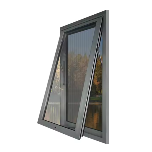 Certified Single Glazed Aluminium Hopper Top Hung Windows Villa French Awning Windows
